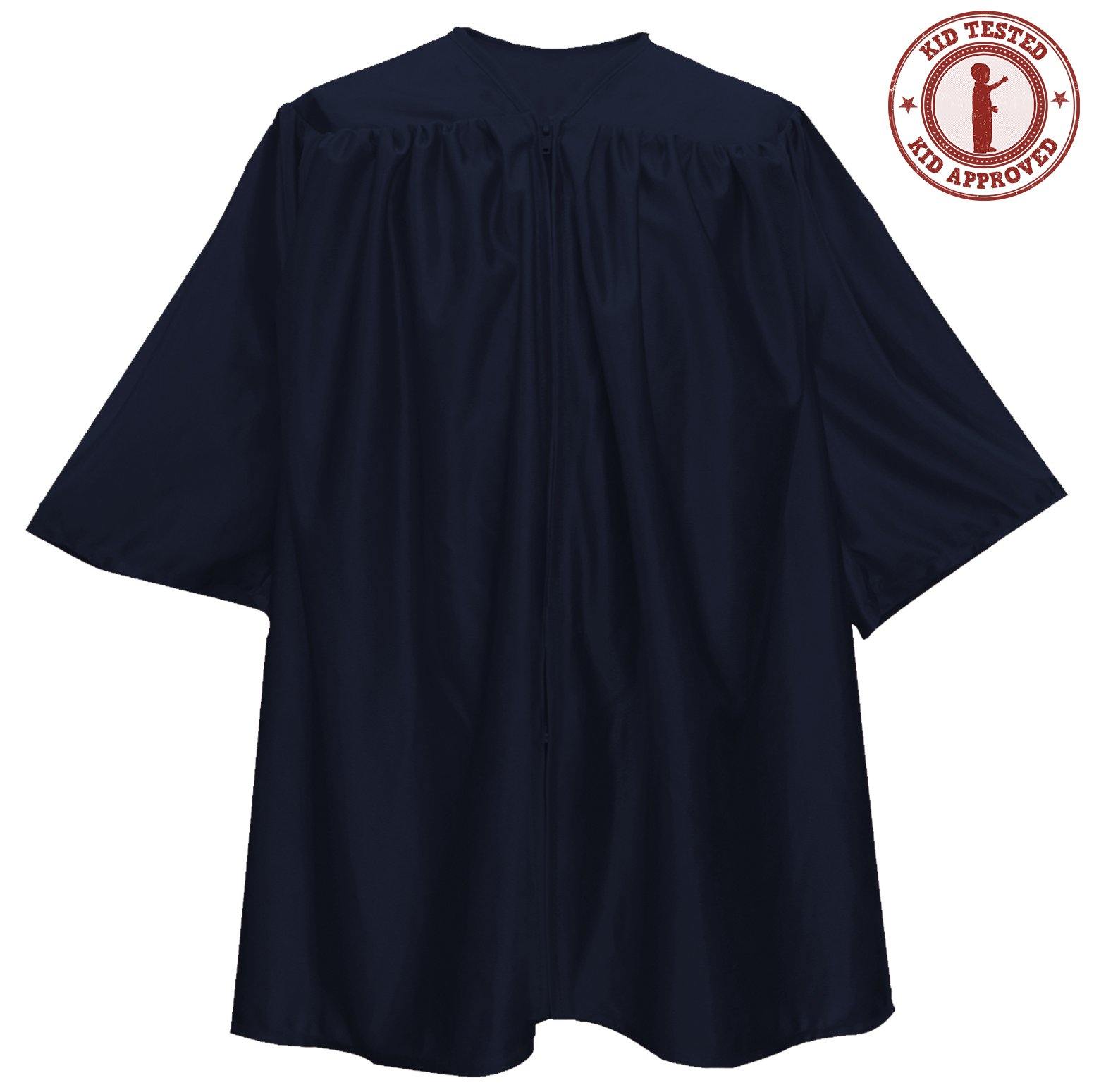 Child Navy Blue Graduation Gown - Preschool & Kindergarten Gowns - GradWear