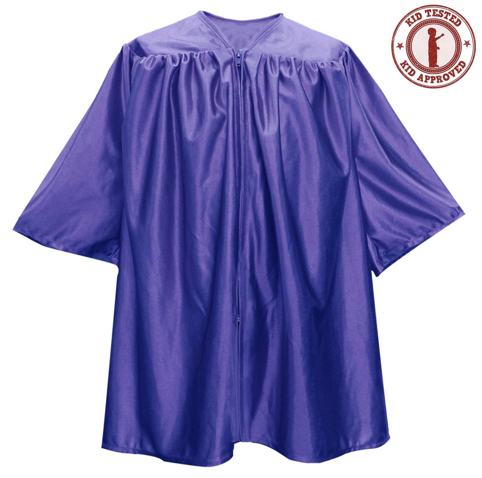 Child Purple Graduation Gown - Preschool & Kindergarten Gowns - GradWear