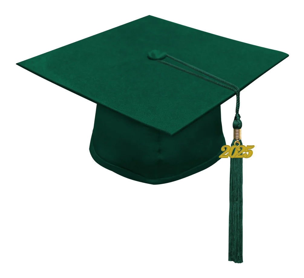 Matte Hunter Elementary Cap, Gown & Tassel