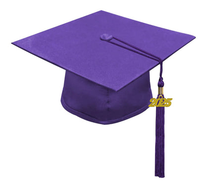 Matte Purple Elementary Cap, Gown & Tassel