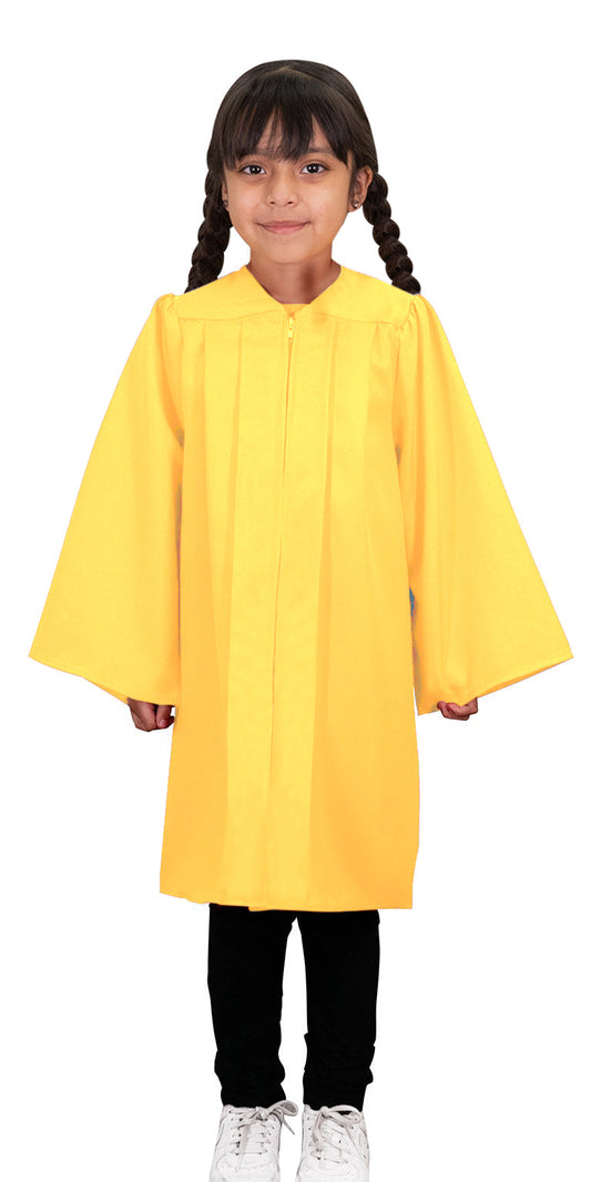 Child's Matte Gold Choir Robe - Church Choir Robes - ChoirBuy