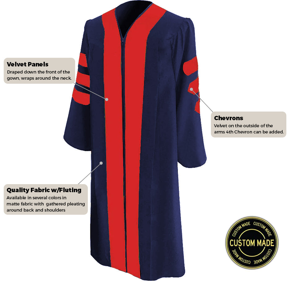 Custom Classic Doctoral Gown