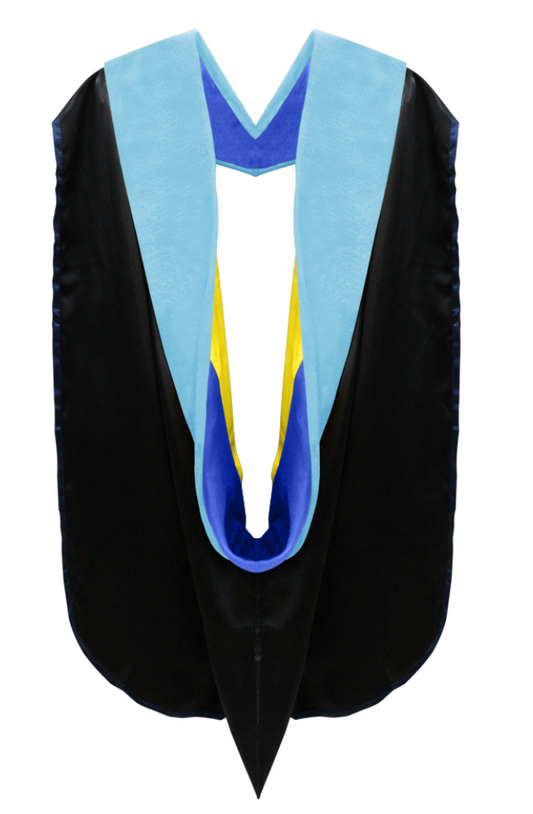 Doctor of Education Hood - Royal Blue & Gold