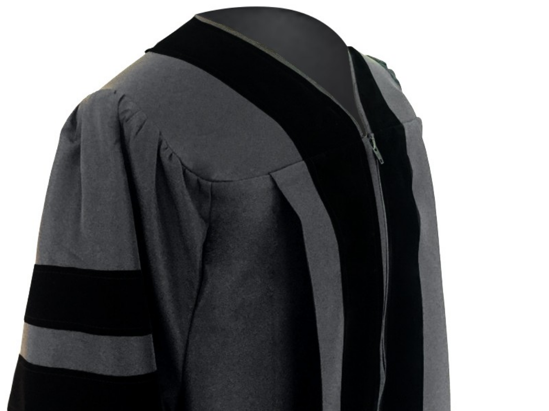 Classic Doctoral Graduation Gown - Academic Regalia - Graduation Cap and Gown