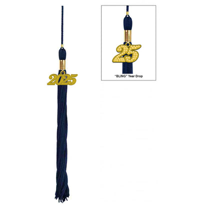 Matte Navy Blue Bachelors Cap & Gown - College & University