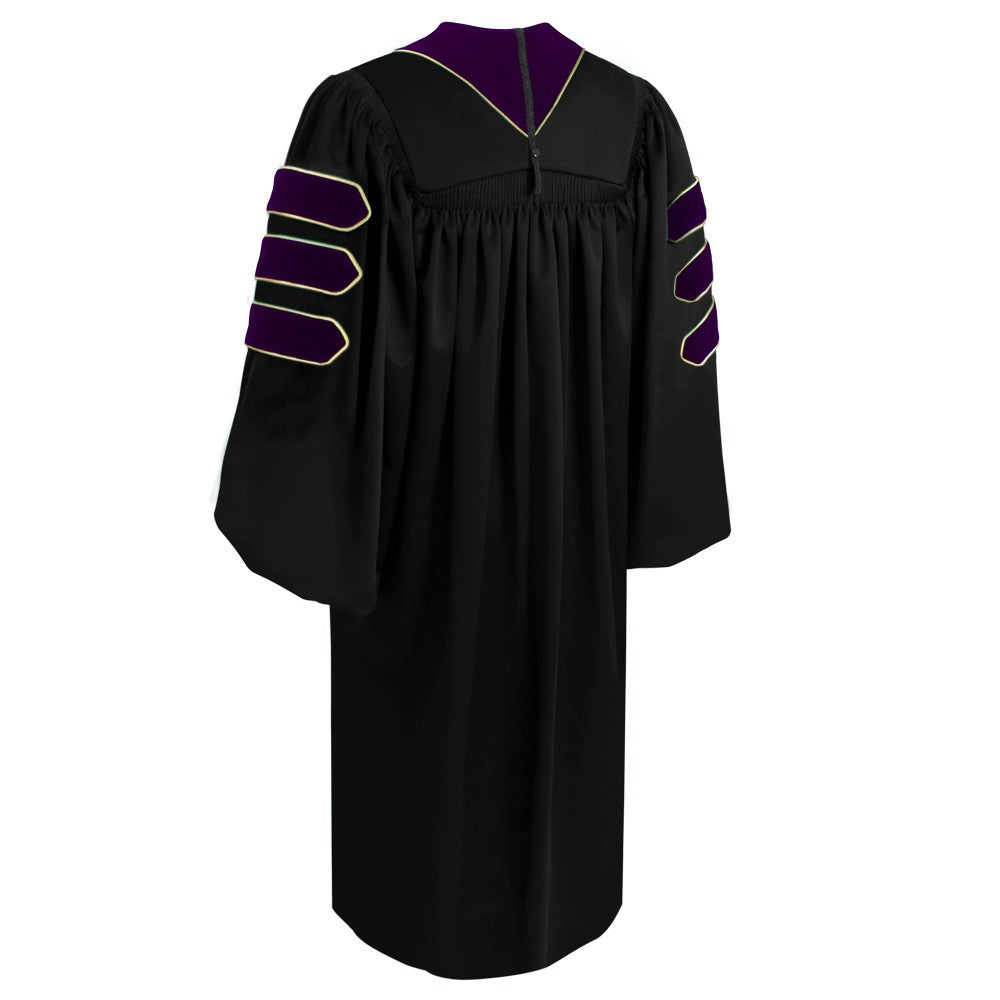 Doctor of Law Doctoral Gown - Academic Regalia - Graduation Cap and Gown