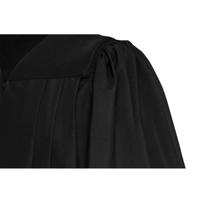 Deluxe Black Choir Robe - Churchings