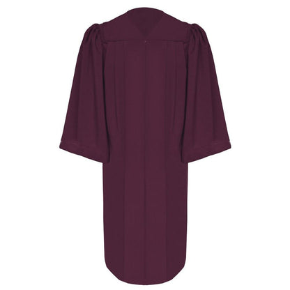 Deluxe Maroon Choir Robe - Churchings