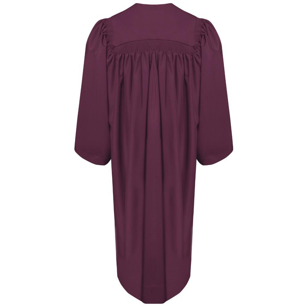 Deluxe Maroon Choir Robe - Churchings