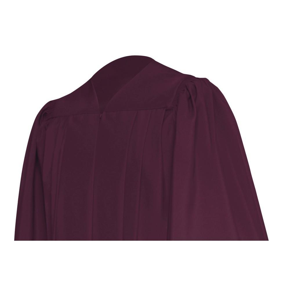 Deluxe Maroon Choir Robe - Churchings