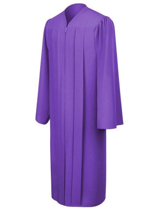 Matte Purple Choir Robe - Churchings