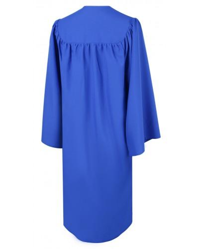 Matte Royal Blue Bachelors Graduation Gown - College & University - Graduation Cap and Gown