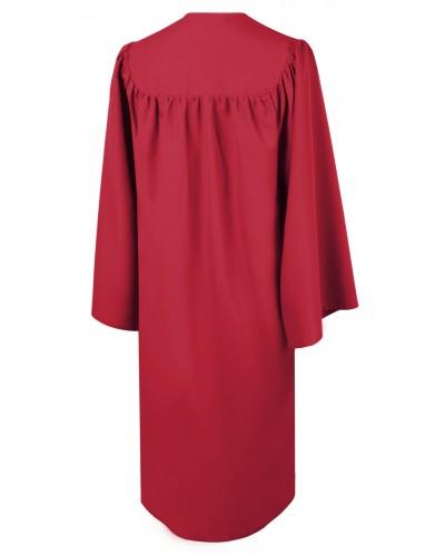 Matte Red Bachelors Graduation Gown - College & University - Graduation Cap and Gown