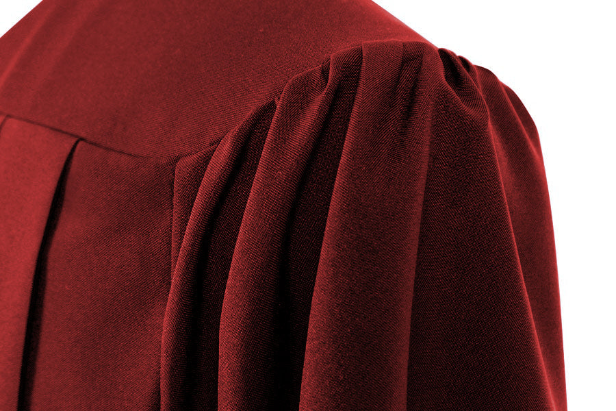 Matte Burgundy Bachelors Graduation Gown - College & University