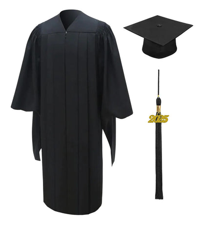 Deluxe Masters Graduation Cap and Gown - Academic Regalia