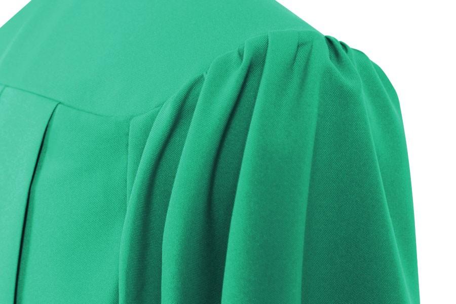 Matte Emerald Green High School Graduation Gown - Graduation Cap and Gown