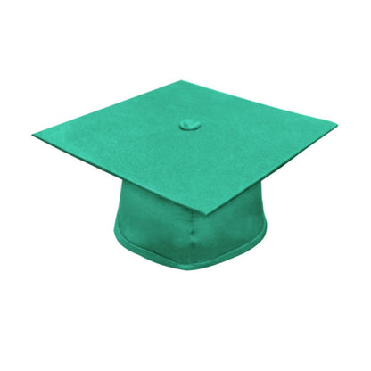 Matte Emerald Green Elementary Cap, Gown & Tassel