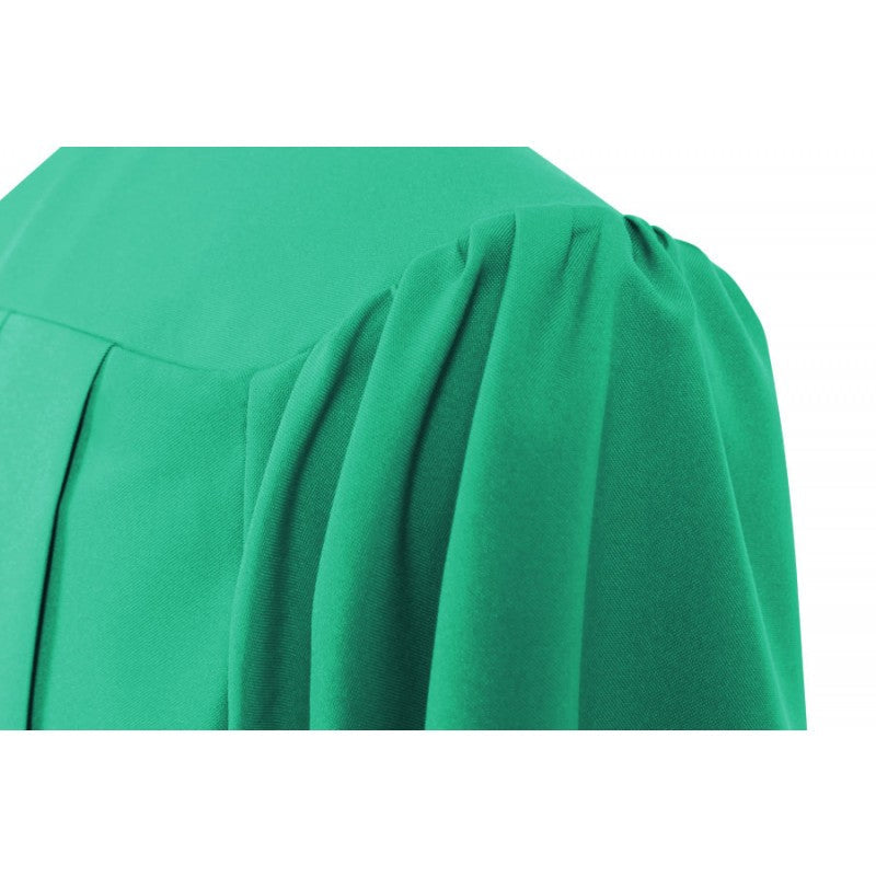 Matte Emerald Green Middle School Cap, Gown & Tassel