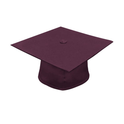 Matte Maroon Elementary Cap, Gown & Tassel