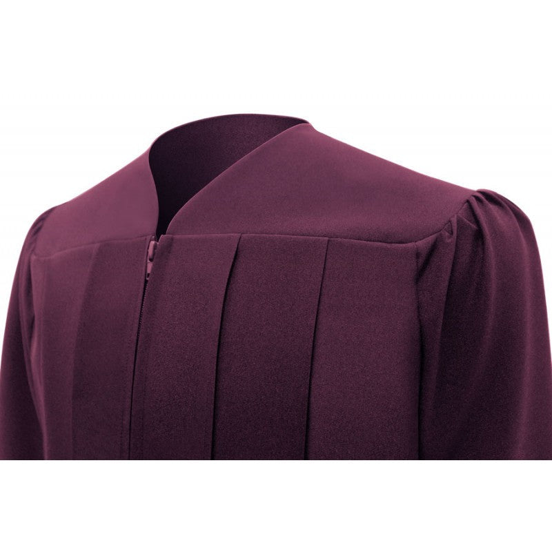 Matte Maroon Elementary Cap, Gown & Tassel