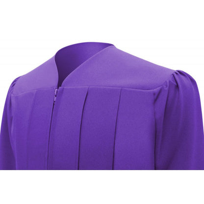 Matte Purple Elementary Cap, Gown & Tassel