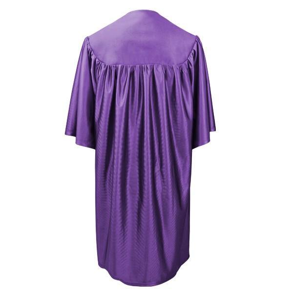 Child Purple Graduation Gown - Preschool & Kindergarten Gowns - Graduation Cap and Gown