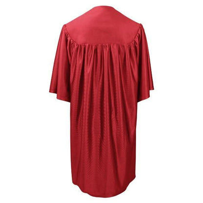 Child Red Graduation Gown - Preschool & Kindergarten Gowns - Graduation Cap and Gown