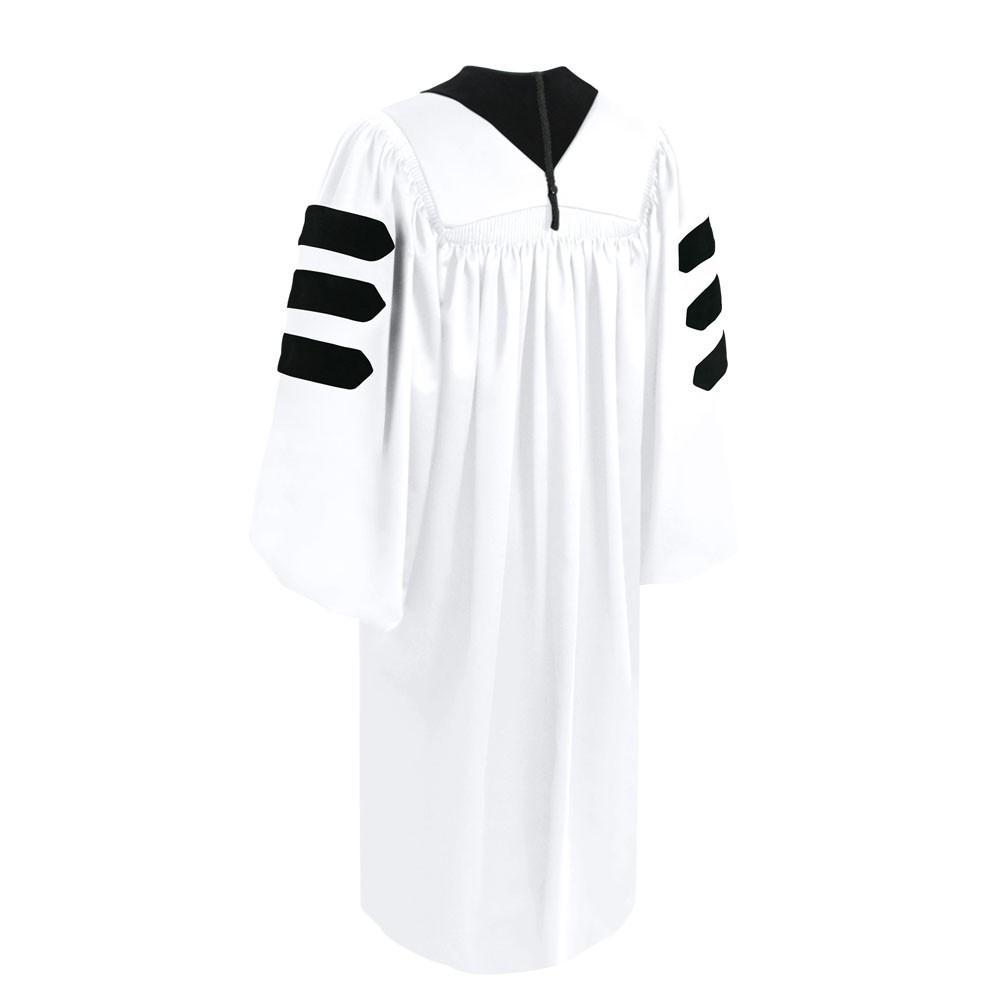 Deluxe White Clergy Robe - Churchings