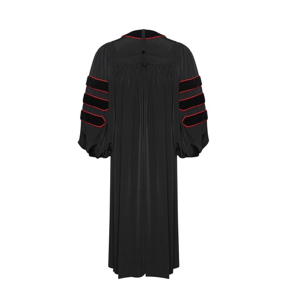 Black Dr. of Divinity Clergy Robe - Churchings