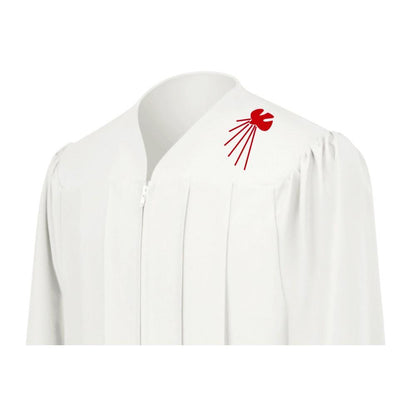 White Confirmation Robe With Dove - Churchings