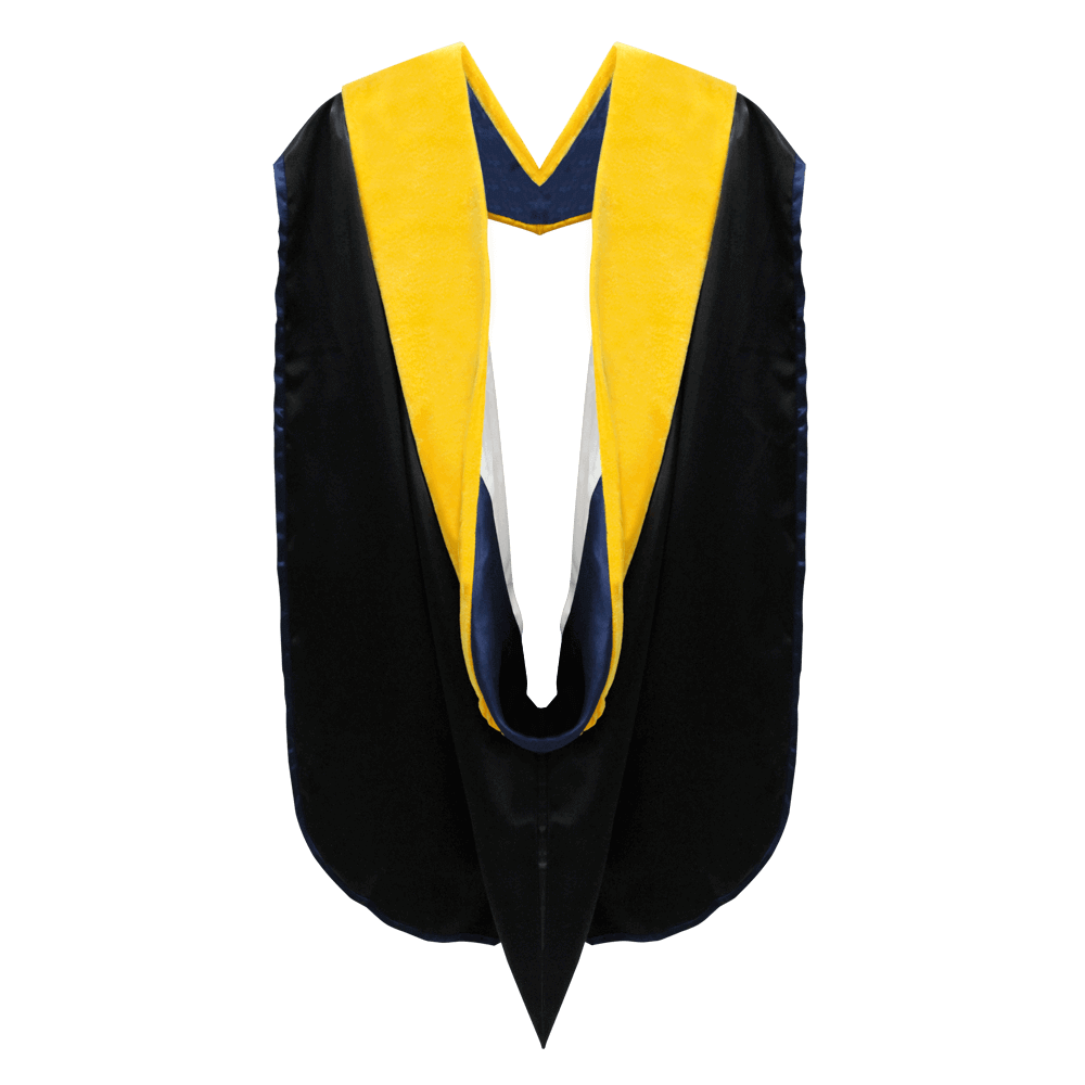 Deluxe Doctoral Graduation Hood - Academic Regalia